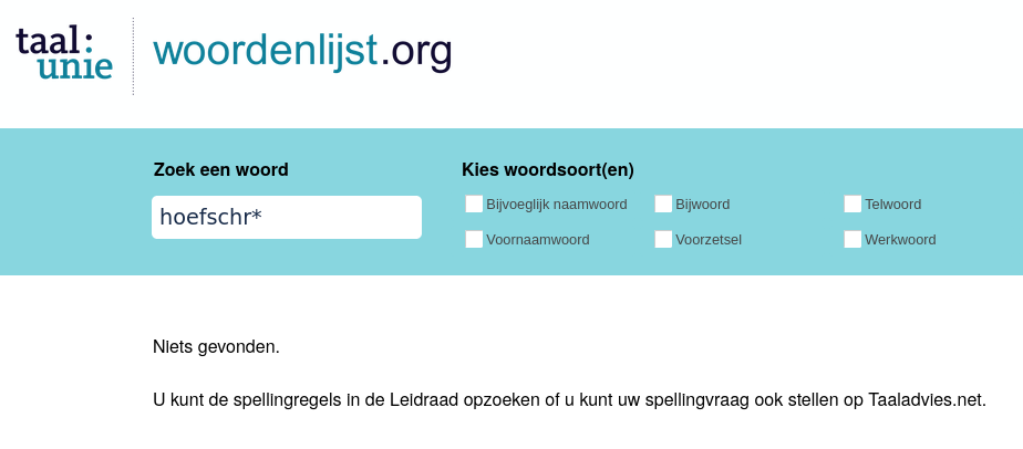 Hoefschrapend